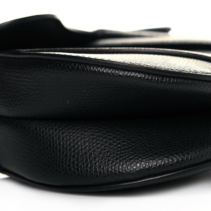 Christian Dior Grained Calfskin Mini Saddle Bag Black 7 of 10