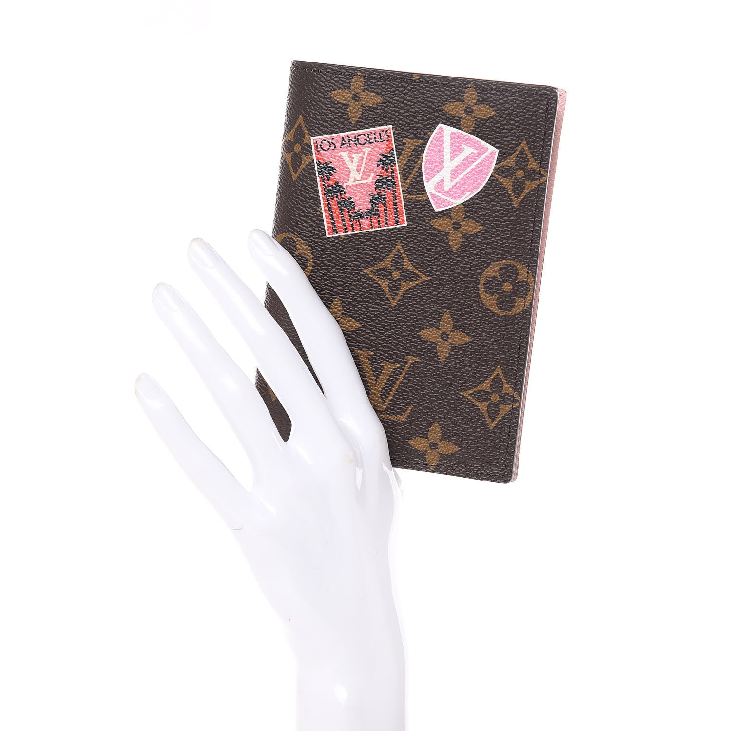 Louis Vuitton Monogram My LV World Tour Passport Cover Rose Ballerine 2 of 8