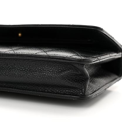 Chanel Caviar Quilted Wallet on Chain WOC Black 11 of 21