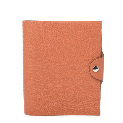 Hermes Togo Ulysse PM Notebook Cover Feu 1 of 9
