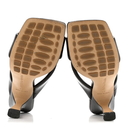 Bottega Veneta Shiny Calfskin Riva 90mm Mule Sandals 35 Fondant 6 of 12