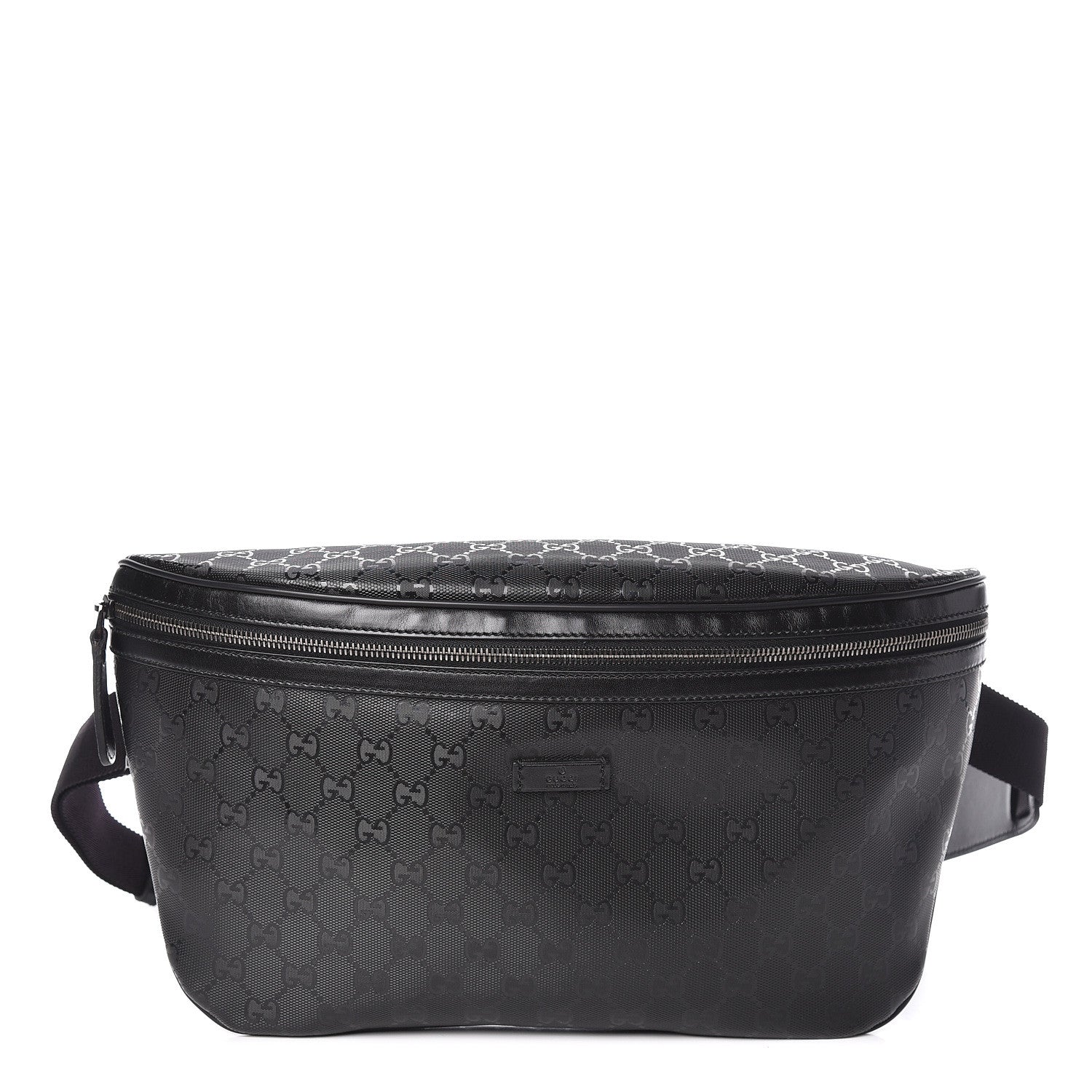 Gucci Imprime Monogram Belt Bag Black 1 of 10