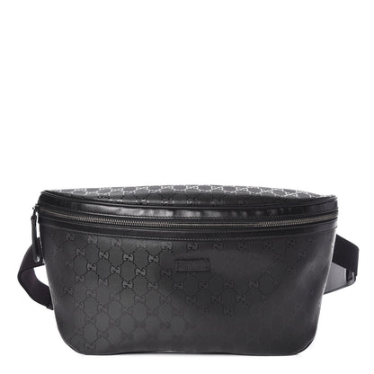 Gucci Imprime Monogram Belt Bag Black 1 of 10