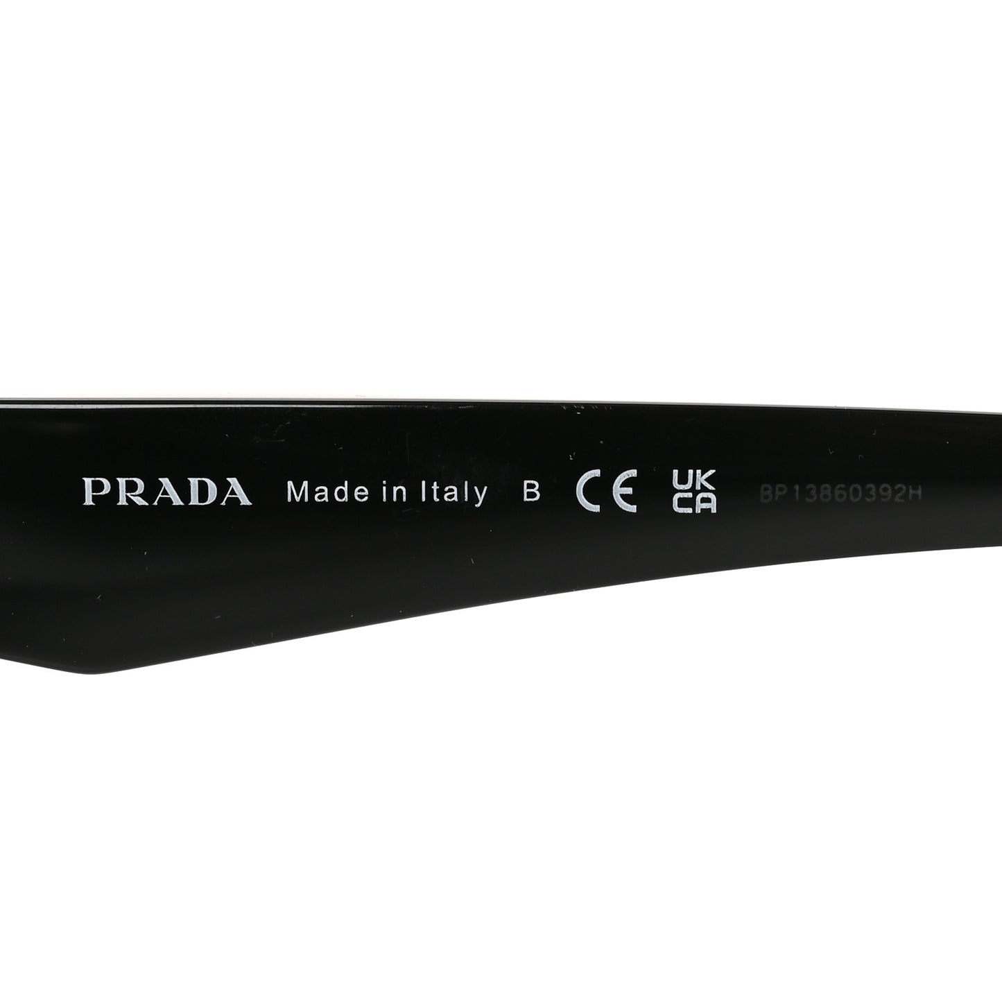 Acetate Oval Sunglasses SPR 26Z-F Black