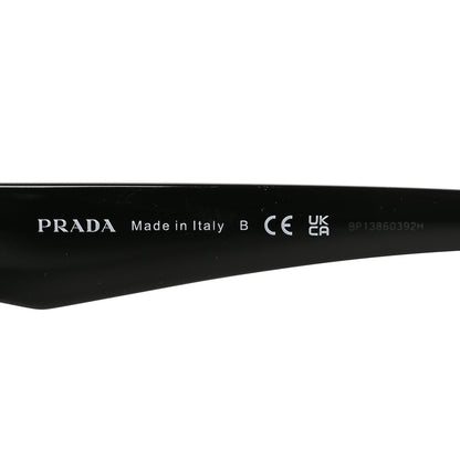 Prada Acetate Oval Sunglasses SPR 26Z-F Black 5 of 7