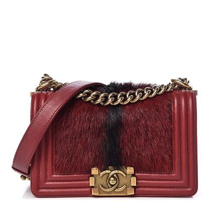 Chanel Goat Hair Small Boy Flap Red 1 of 20