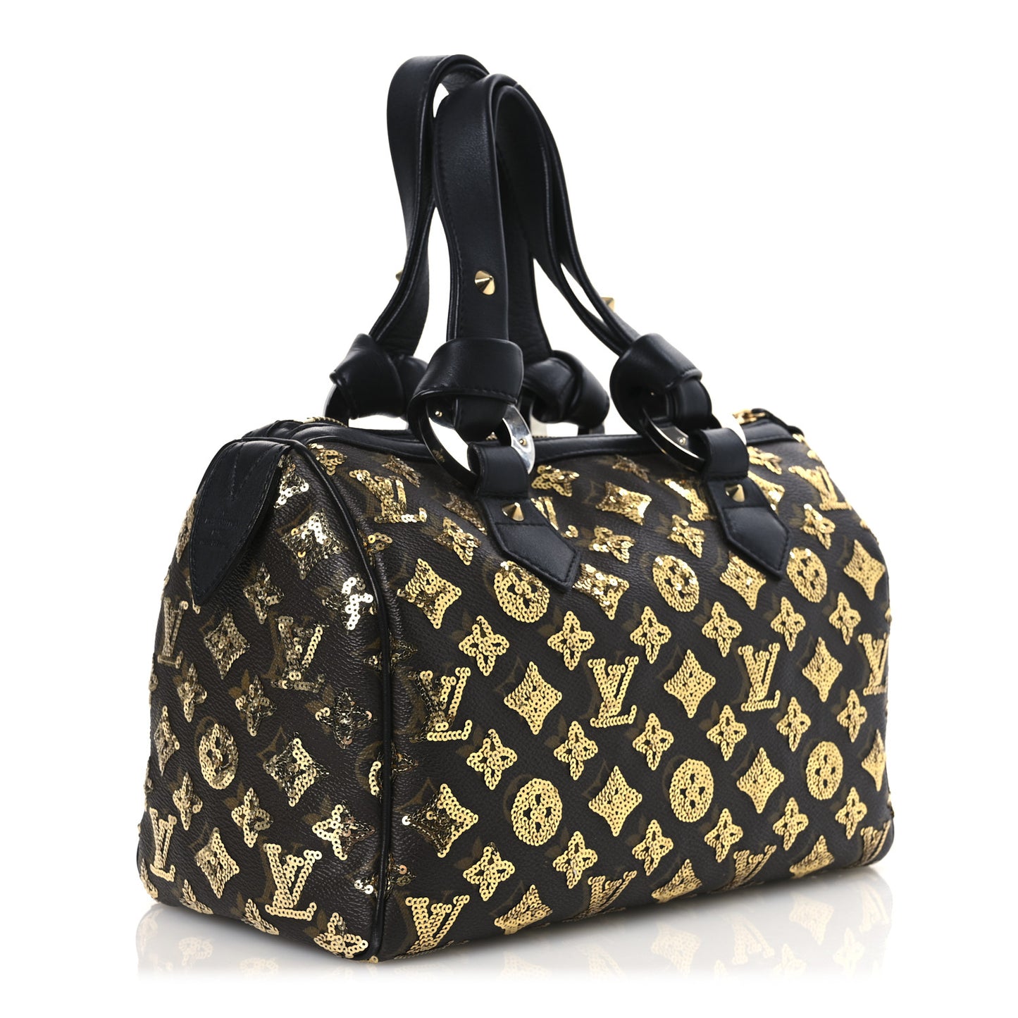 Monogram Sequins Eclipse Speedy 28 Gold