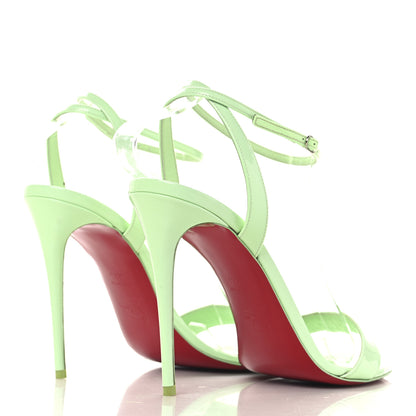 Christian Louboutin Patent Loubigirl 100 Sandals 39.5 Tropique 5 of 10