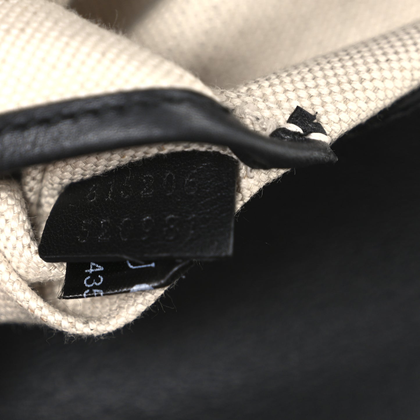 GG Supreme Monogram Horsebit 1955 Small Soft Top Handle Shoulder Bag Beige Black