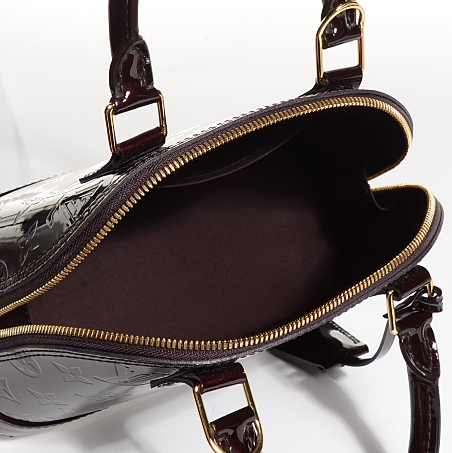 Louis Vuitton Vernis Alma BB Amarante 6 of 7