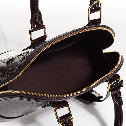 Louis Vuitton Vernis Alma BB Amarante 6 of 7