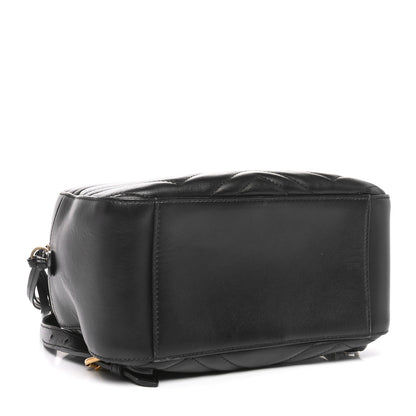 Gucci Calfskin Matelasse GG Marmont Backpack Black 4 of 10