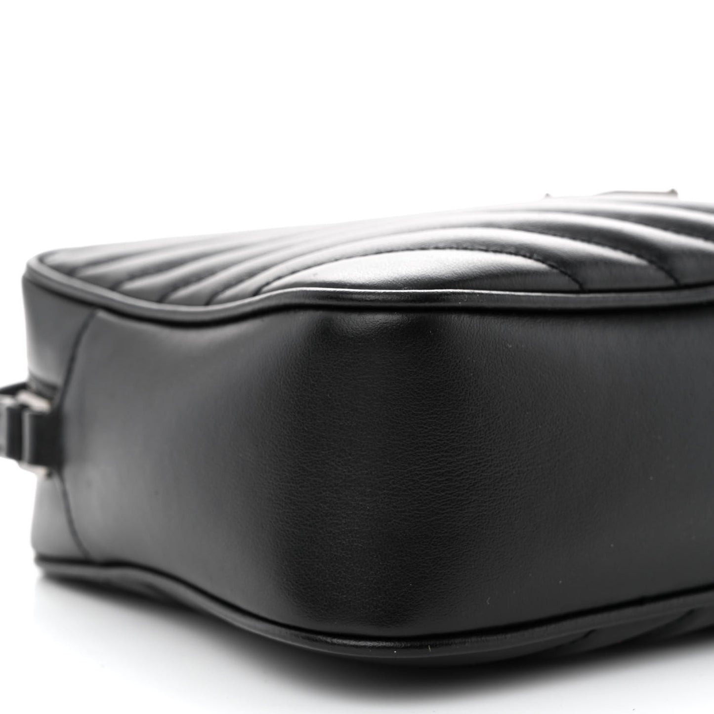 Calfskin Matelasse Monogram Lou Camera Bag Black