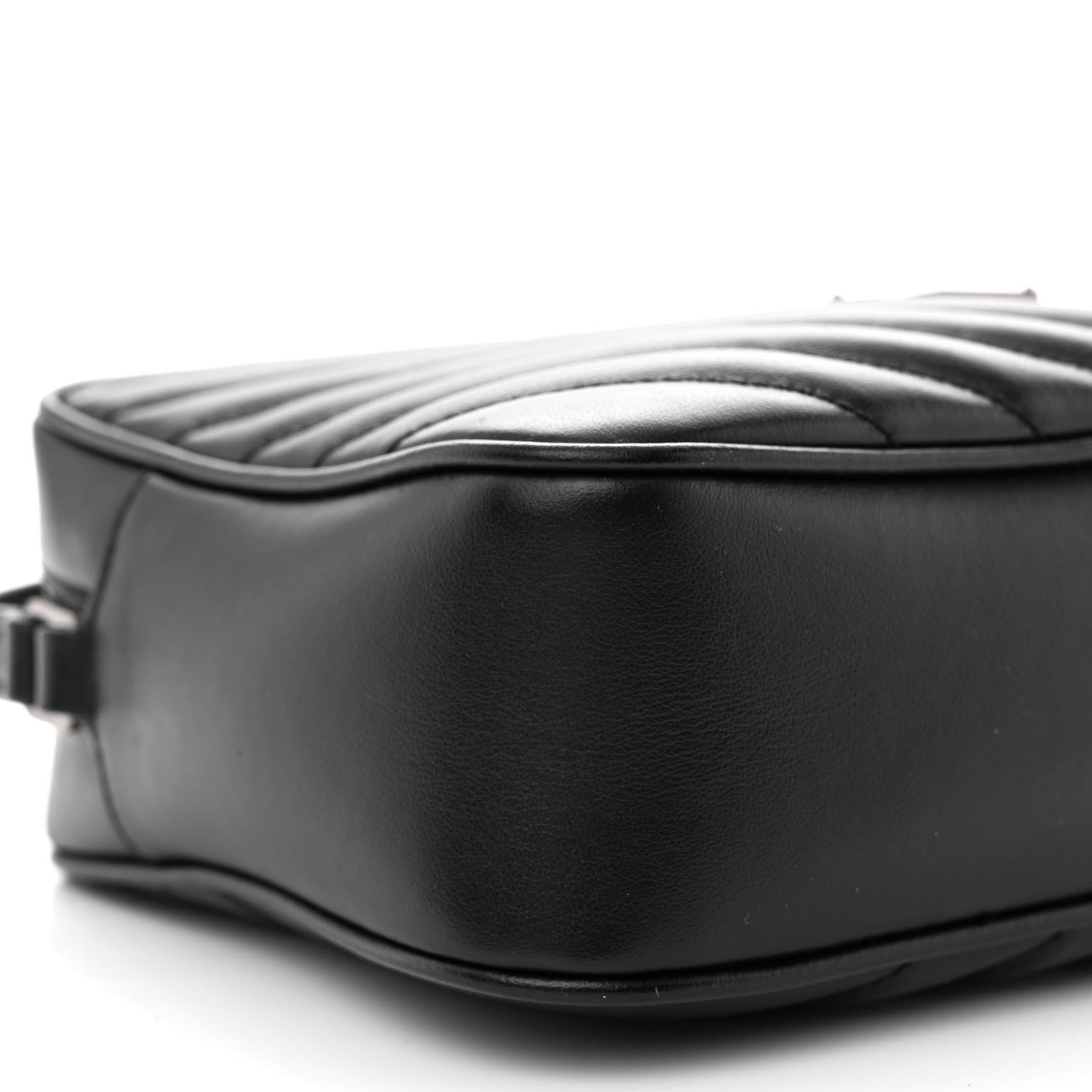 Saint Laurent Calfskin Matelasse Monogram Lou Camera Bag Black 9 of 10