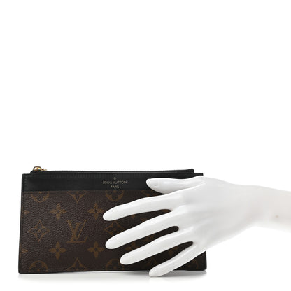 Louis Vuitton Monogram Slim Purse Black 2 of 7