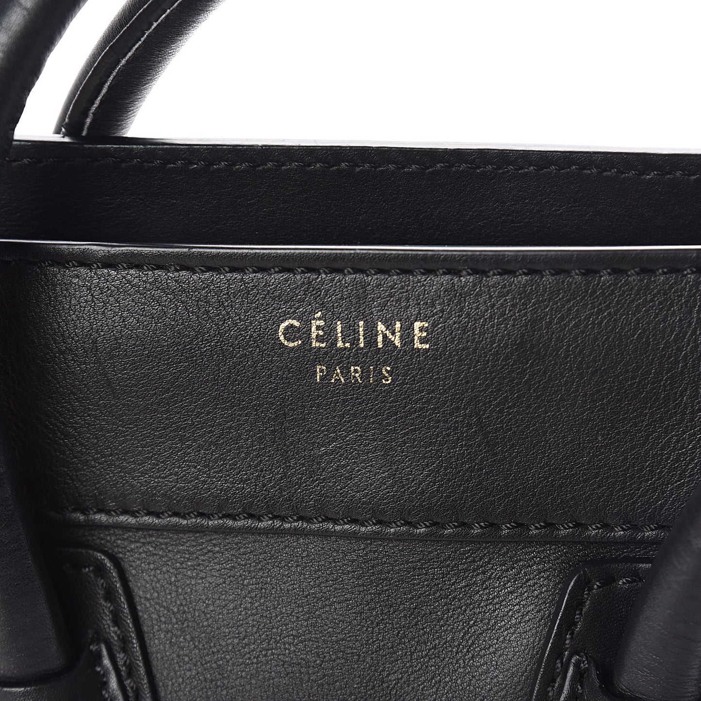 Smooth Calfskin Micro Luggage Black