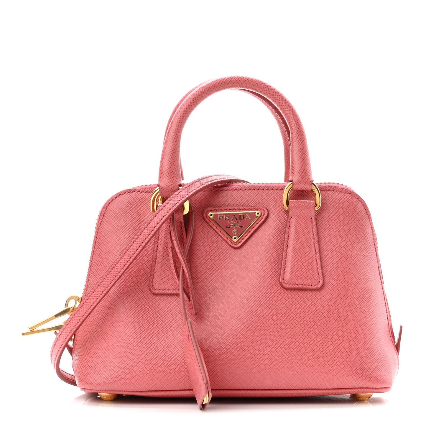 Saffiano Lux Mini Promenade Tote Peonia