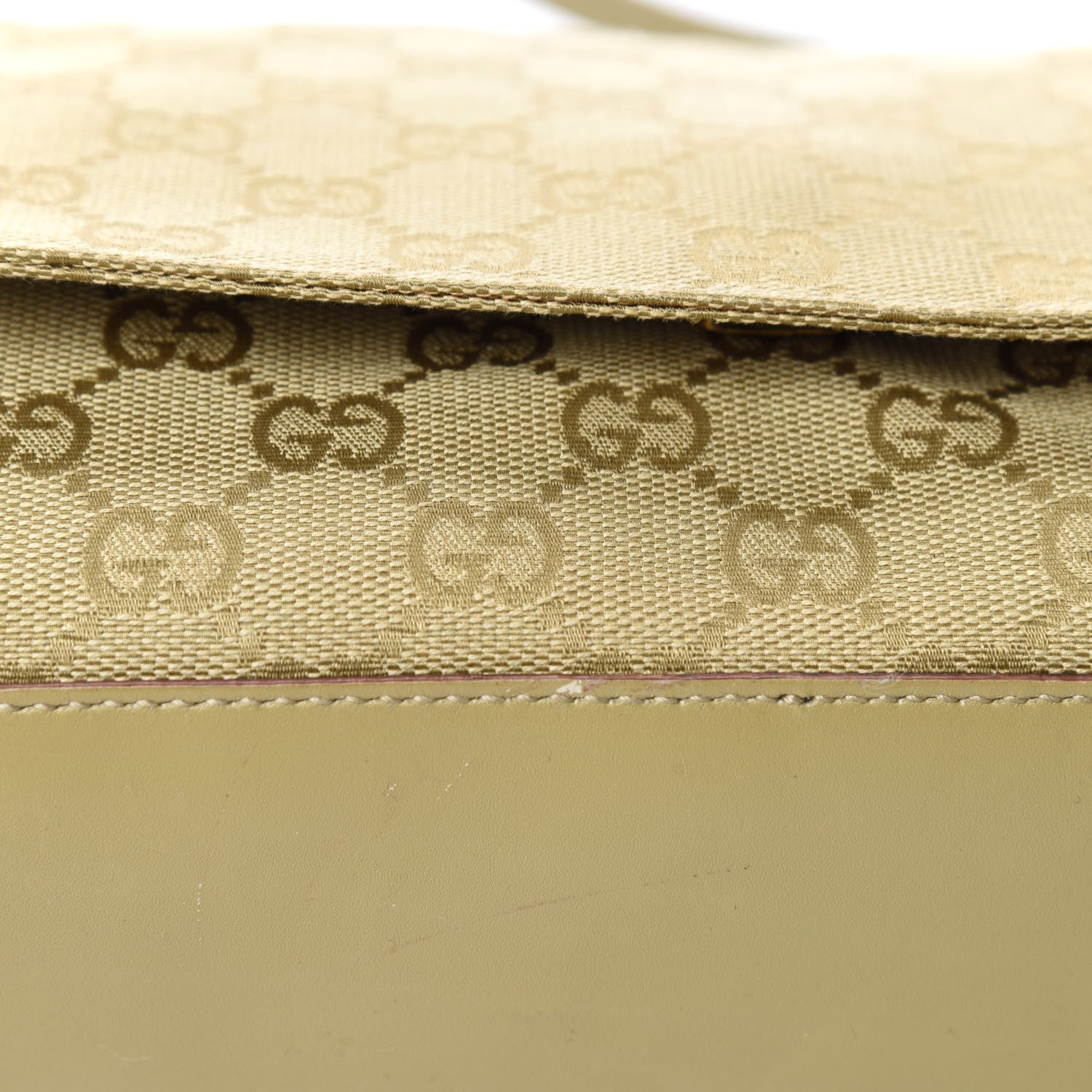 Gucci Monogram Medium Shoulder Bag Beige 10 of 16