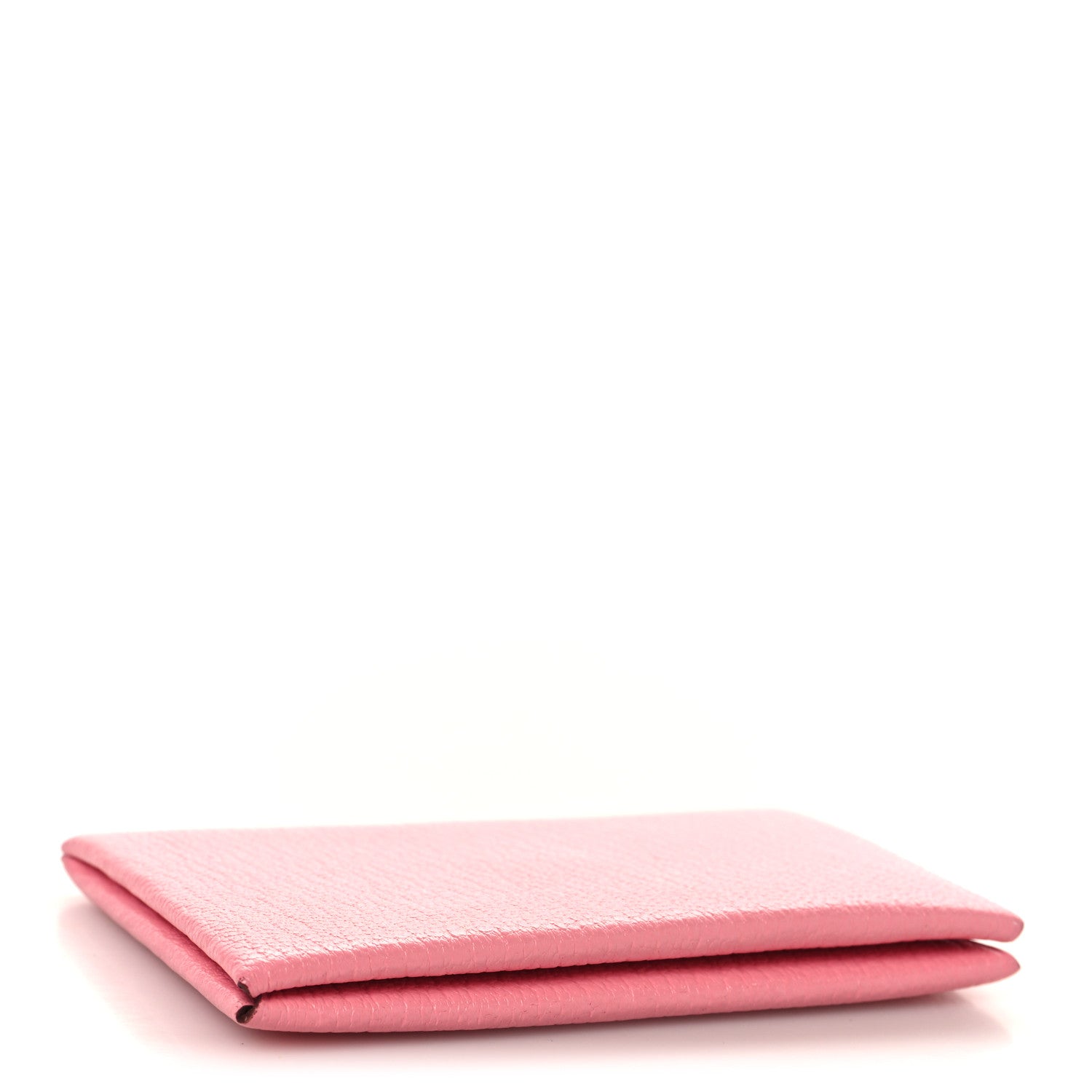 Hermes Chevre Chandra Verso Calvi Card Case Rose Confetti Brique 4 of 7