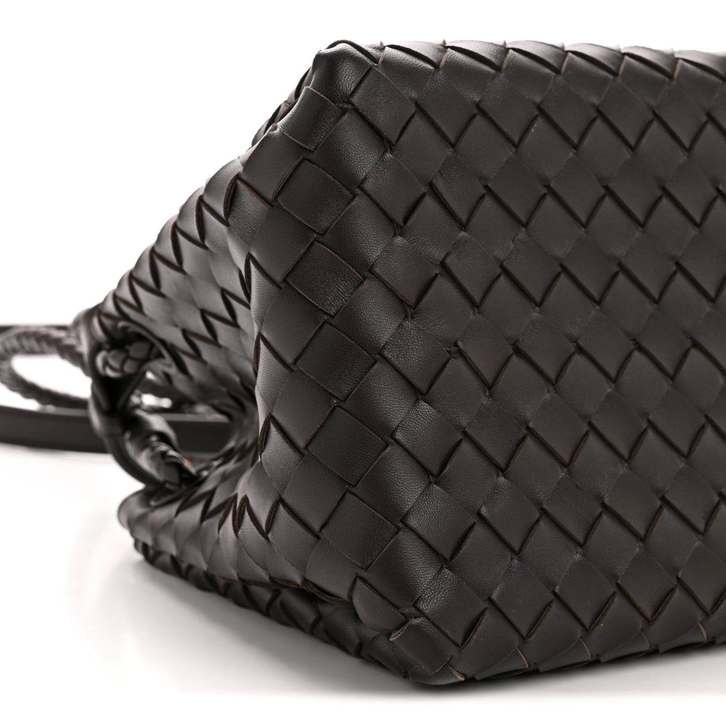 Nappa Intrecciato Medium Parachute Shoulder Bag Fondant