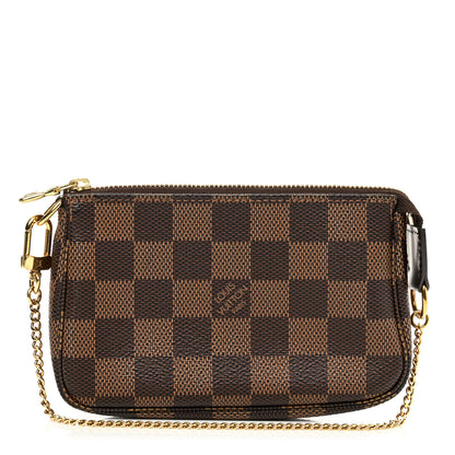 Louis Vuitton Damier Ebene Mini Pochette Accessories 1 of 8
