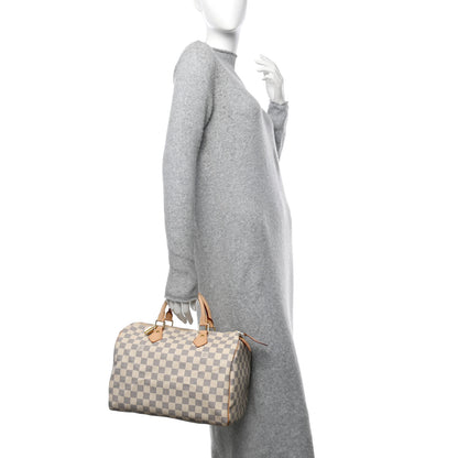 Louis Vuitton Damier Azur Speedy 30 2 of 10