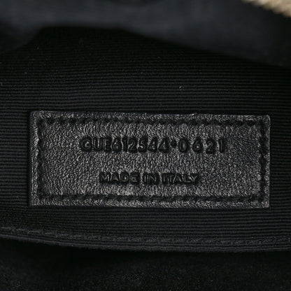 Saint Laurent Calfskin Matelasse Monogram Lou Camera Bag Storm 7 of 9