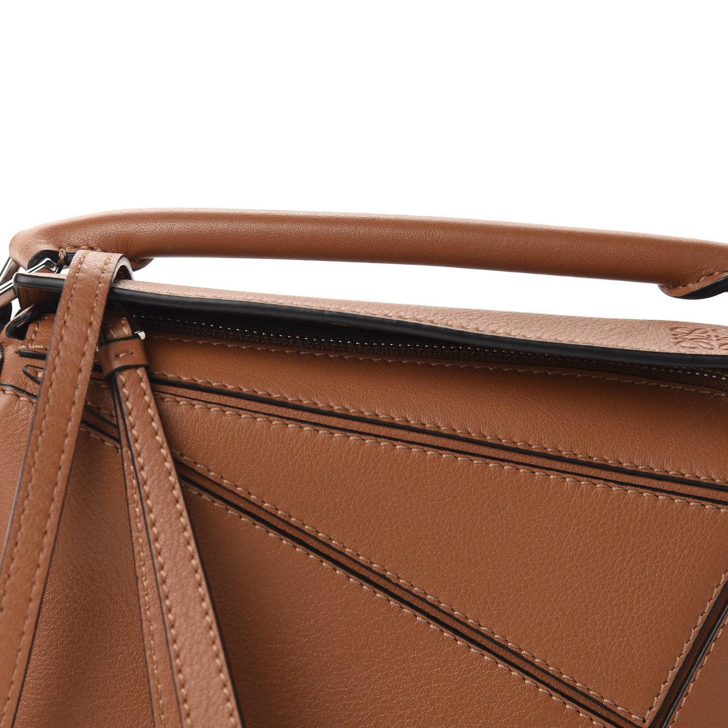 Calfskin Mini Puzzle Bag Tan