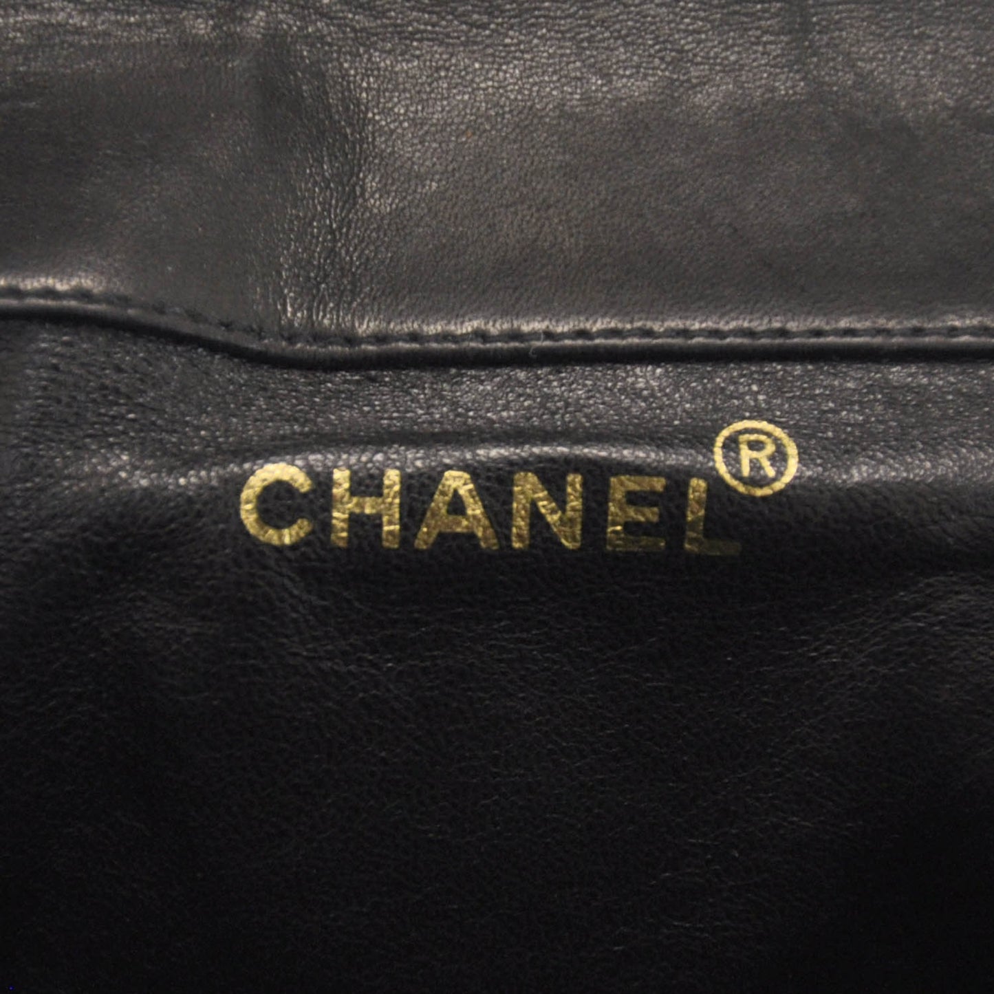 Lambskin Quilted Backpack Black