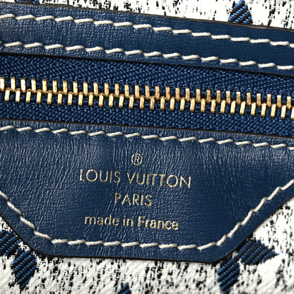 Louis Vuitton Monogram Jacquard Denim Speedy Bandouliere 25 Bleu 6 of 13