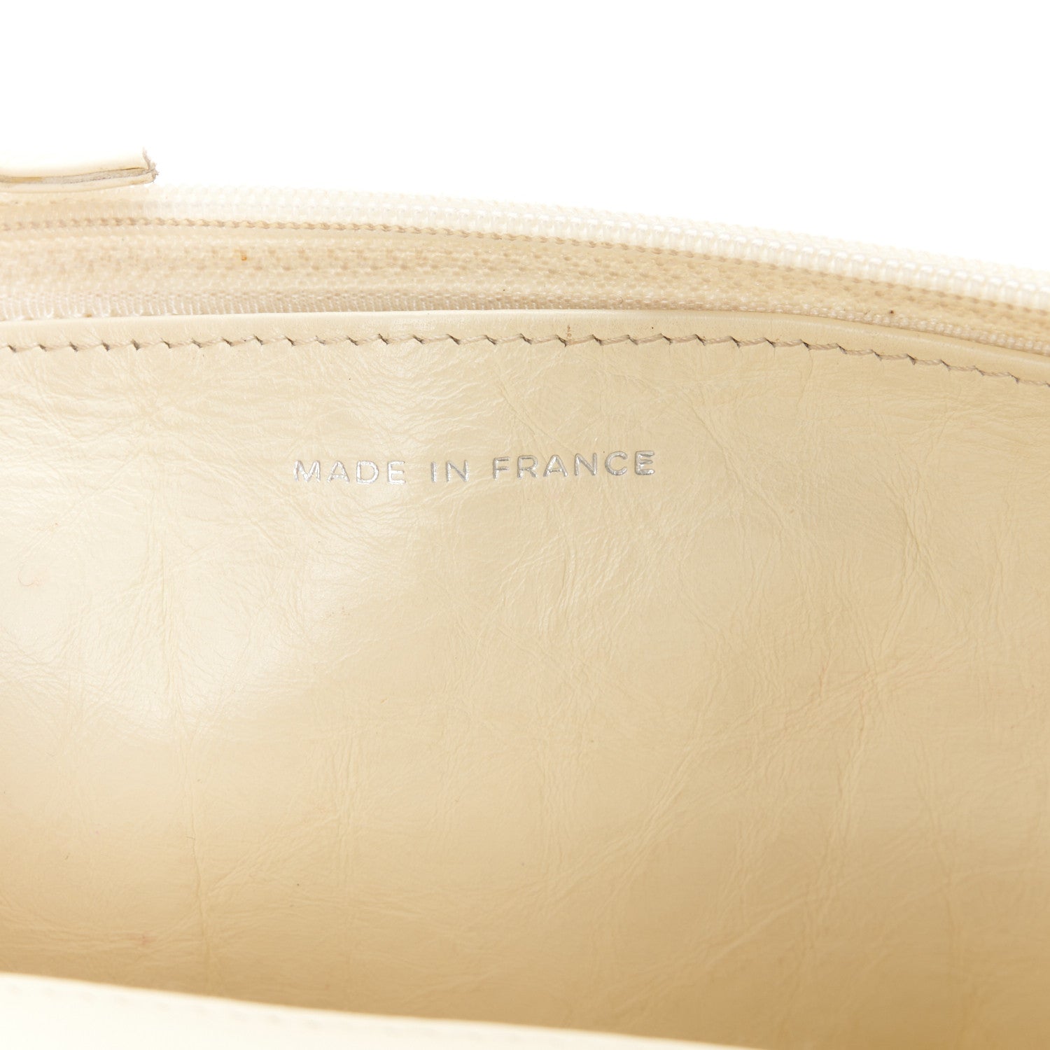 Chanel Aged Calfskin Quilted Reissue Wallet On Chain WOC White 7 of 15