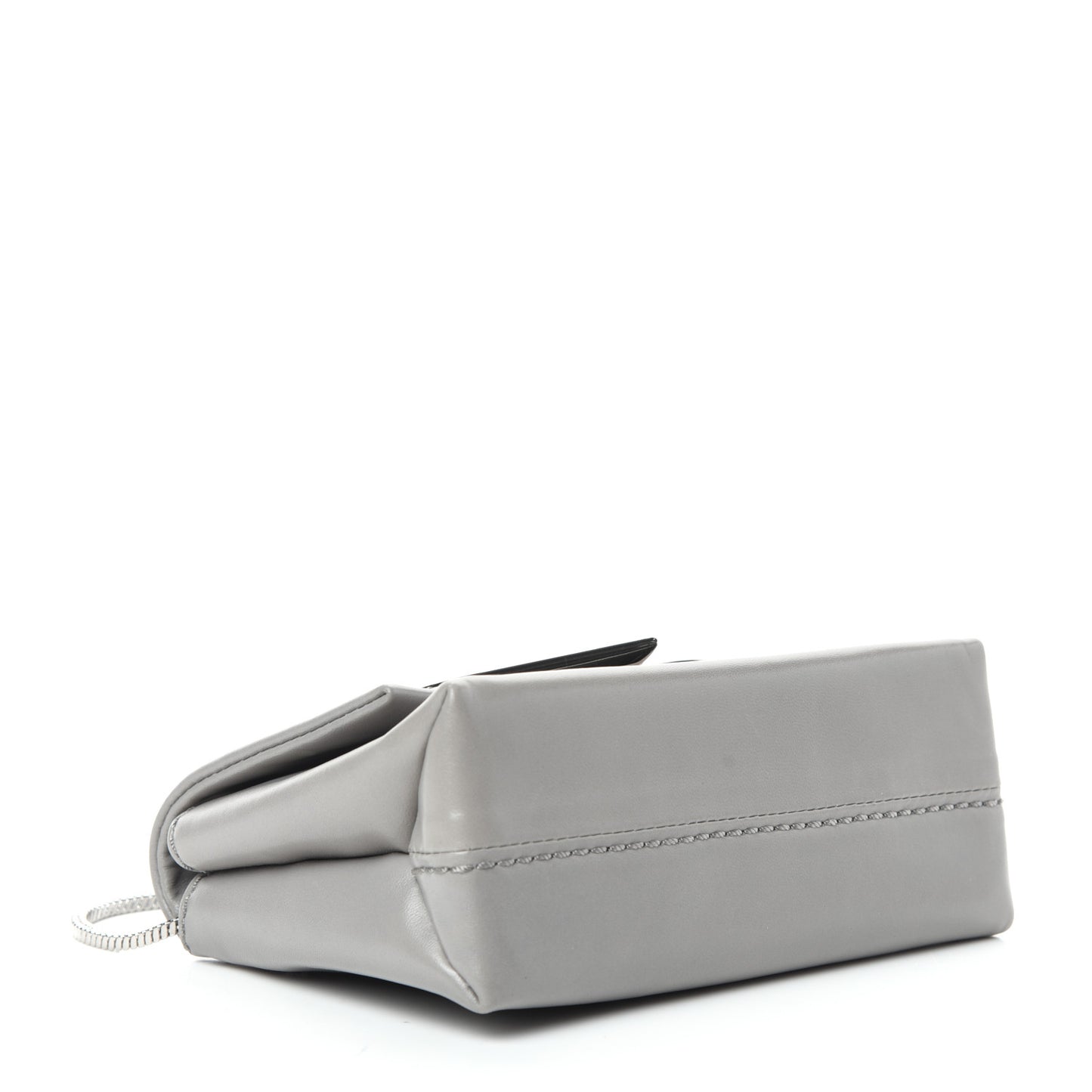 Calfskin Micro Alix Crossbody Bag Cement