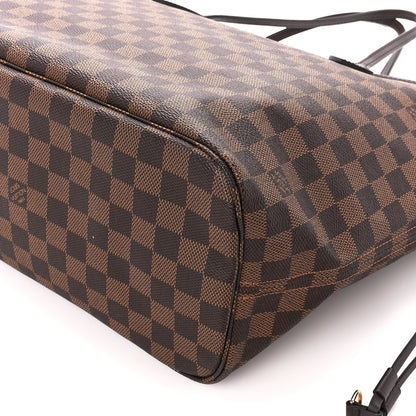 Louis Vuitton Damier Ebene Neo Neverfull MM Rose Ballerine 13 of 13
