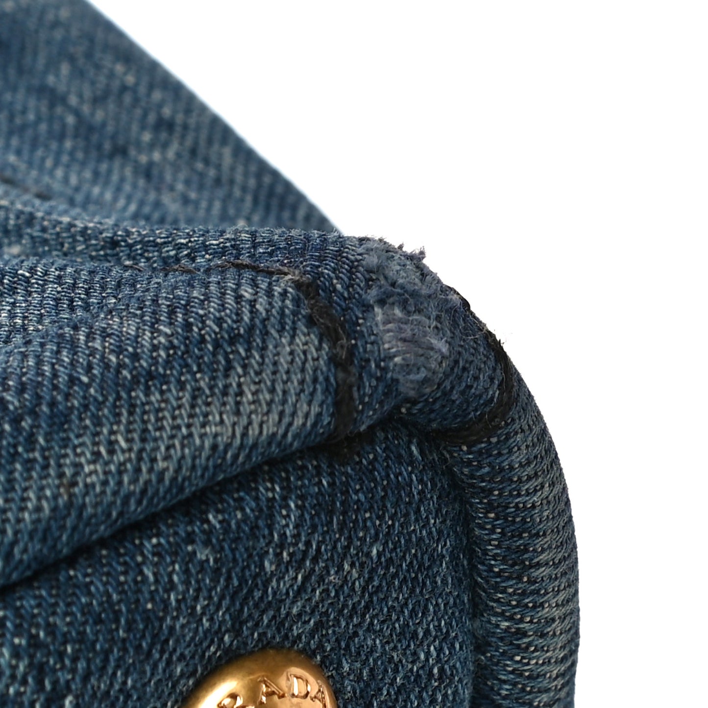 Denim Small Logo Tote Avio