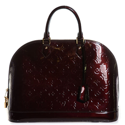 Louis Vuitton Vernis Alma GM Amarante 1 of 7