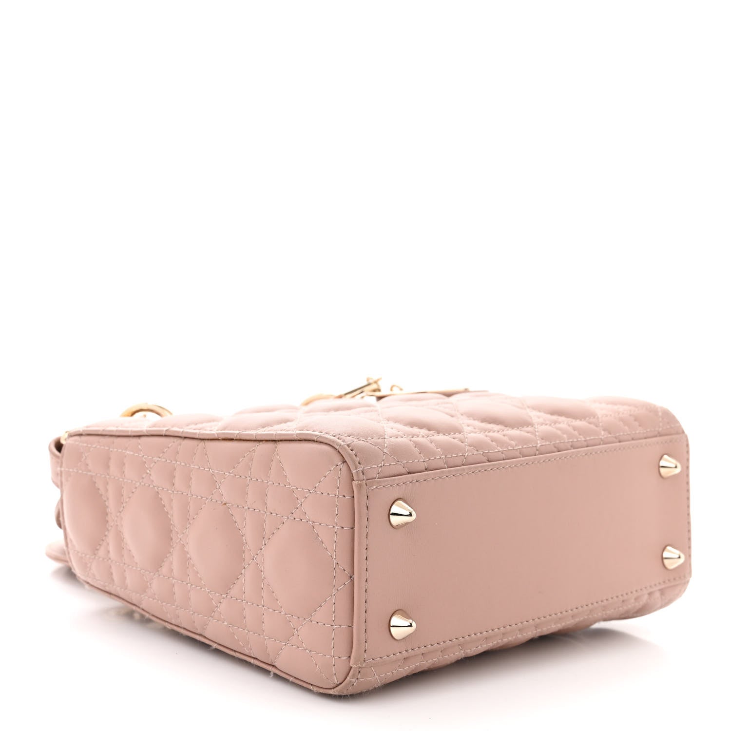 Christian Dior Lambskin Cannage Small My ABCDior Lady Dior Fard 4 of 15