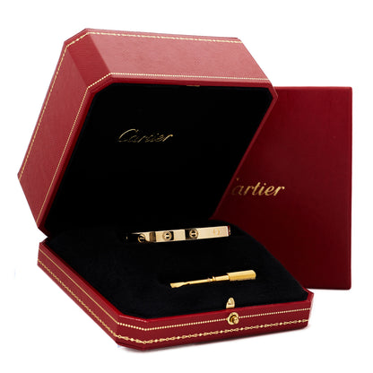 Cartier 18K Yellow Gold LOVE Bracelet 17 6 of 6