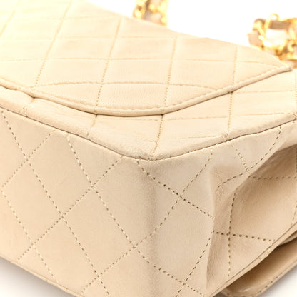 Chanel Lambskin Quilted Small Double Flap Beige 22 of 23