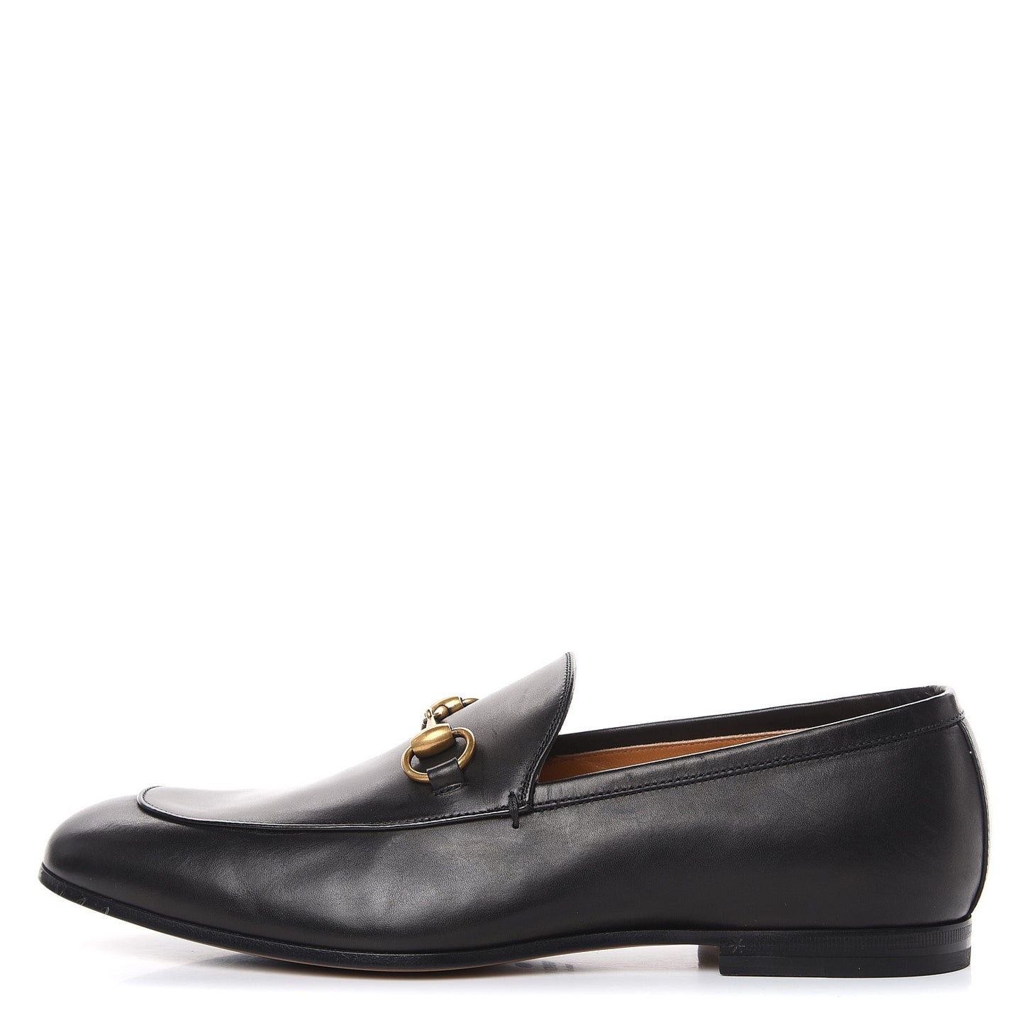 Calfskin Horsebit Mens Jordaan Loafers 7 Black