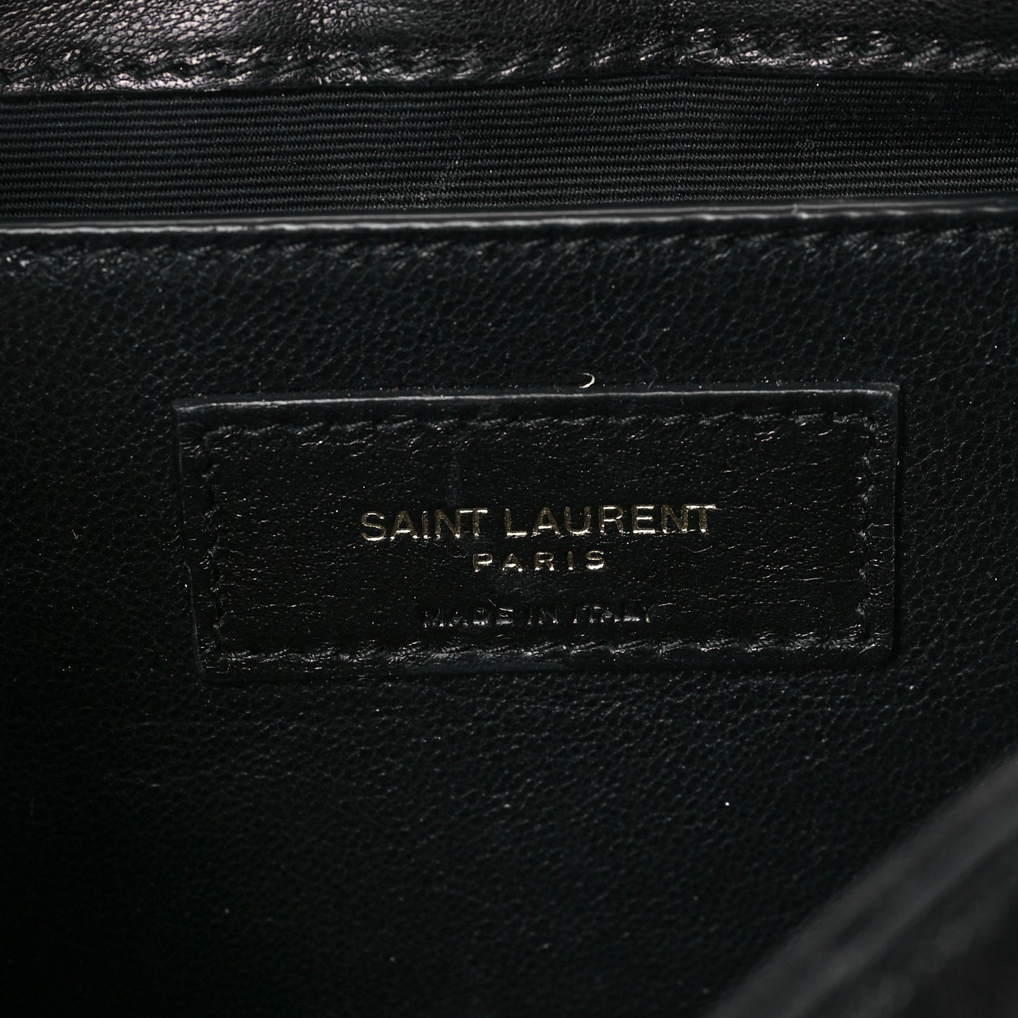 Lambskin Quilted Monogram Mini Nolita Black