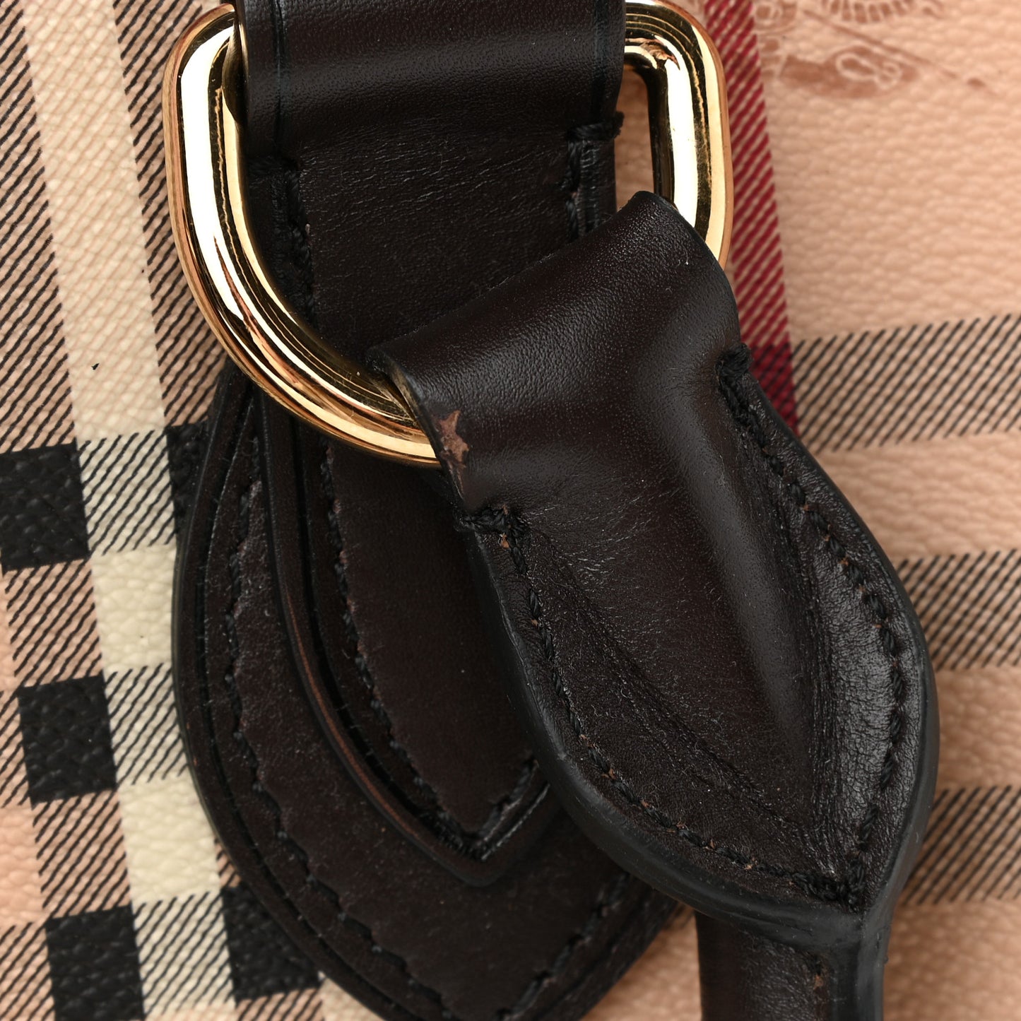 Haymarket Check Small Chester Bowling Bag Chocolate
