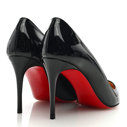 Christian Louboutin Patent Pigalle Follies 85 Pumps 36.5 Black 4 of 7
