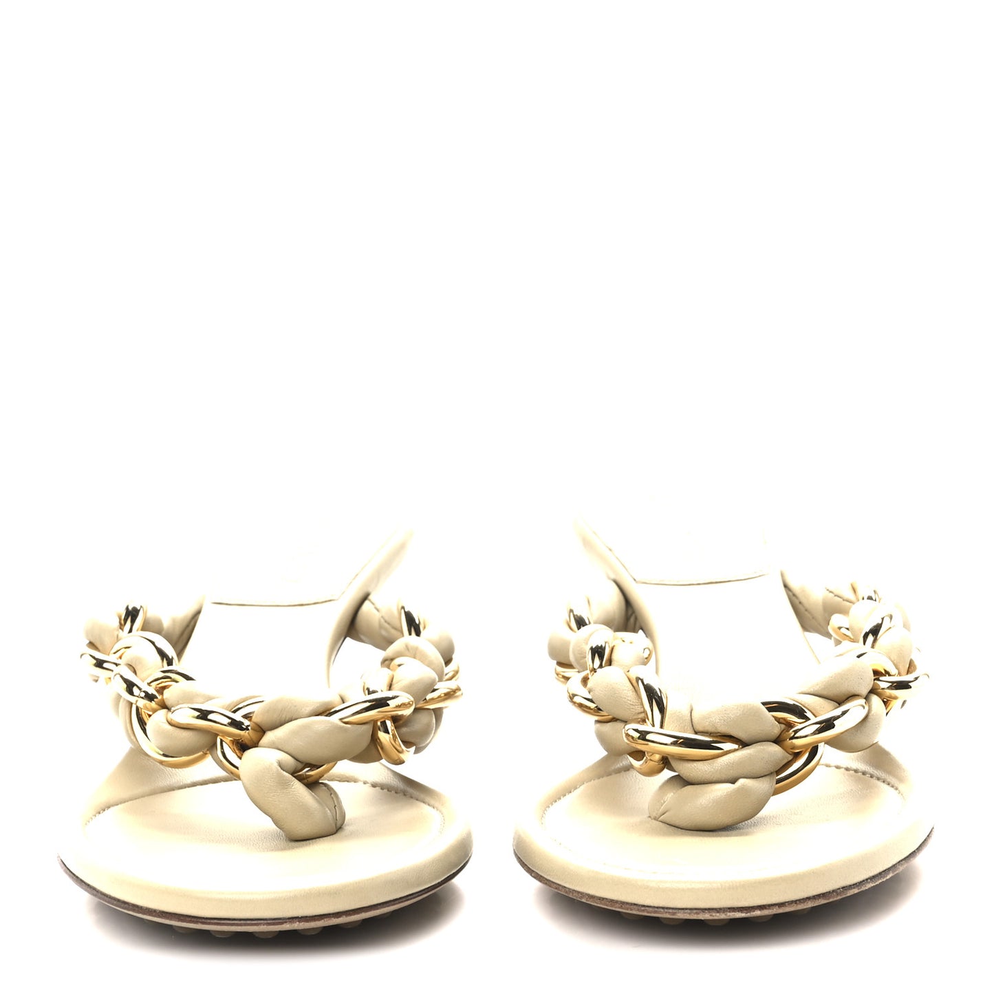 Nappa Dot Sandals 37 Cane Sugar