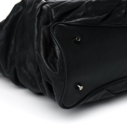 Burberry Lambskin Maggie Soft Knot Hobo Black 9 of 17