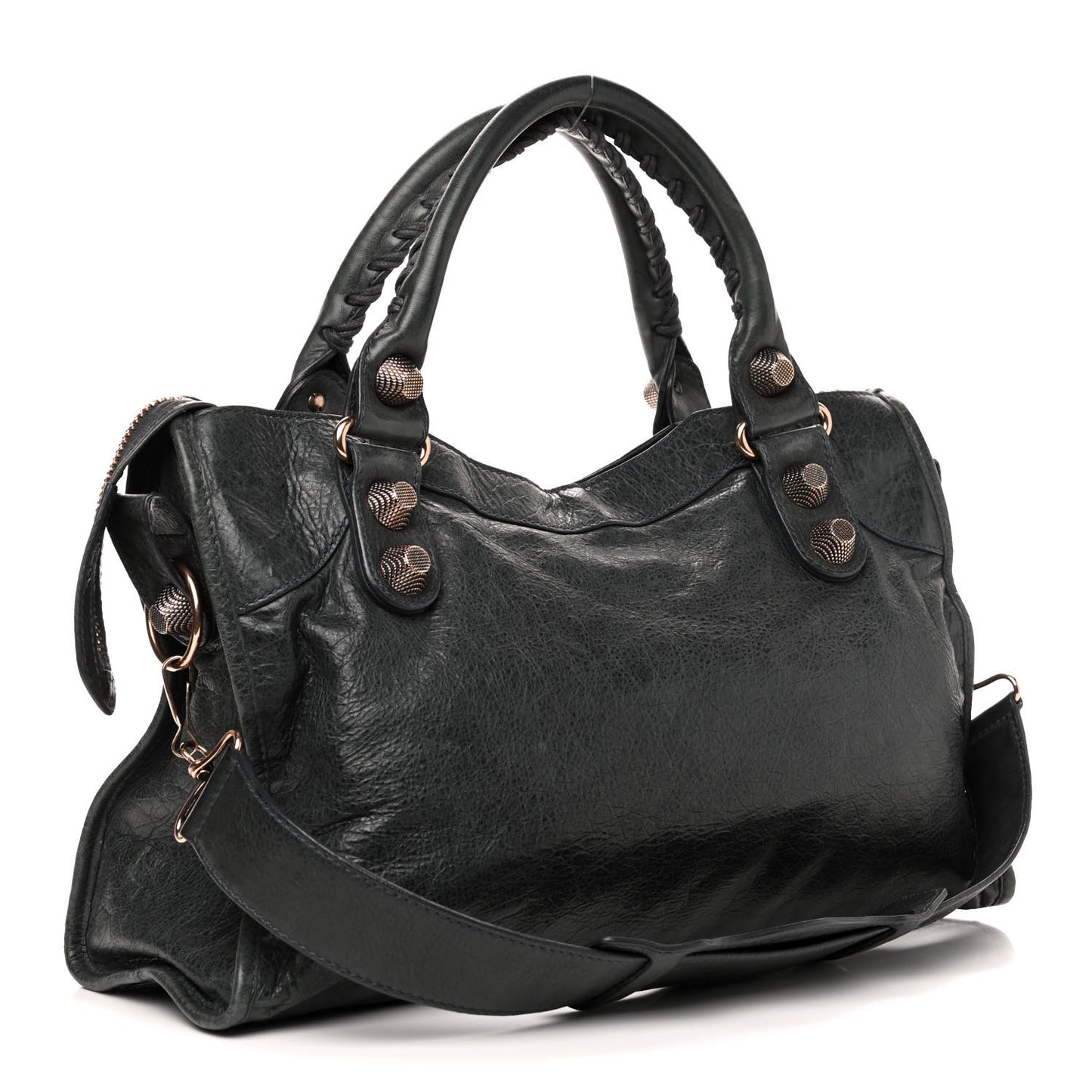 Agneau Giant 21 Rose Gold Hardware City Anthracite