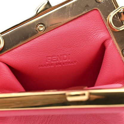 Fendi Shiny Nappa Nano Fendi First Bag Charm Lampone 9 of 13
