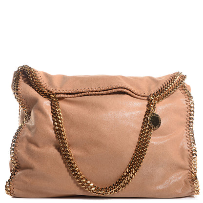 Stella McCartney Faux Leather Shaggy Deer Large Falabella Fold Over Tote 1 of 10