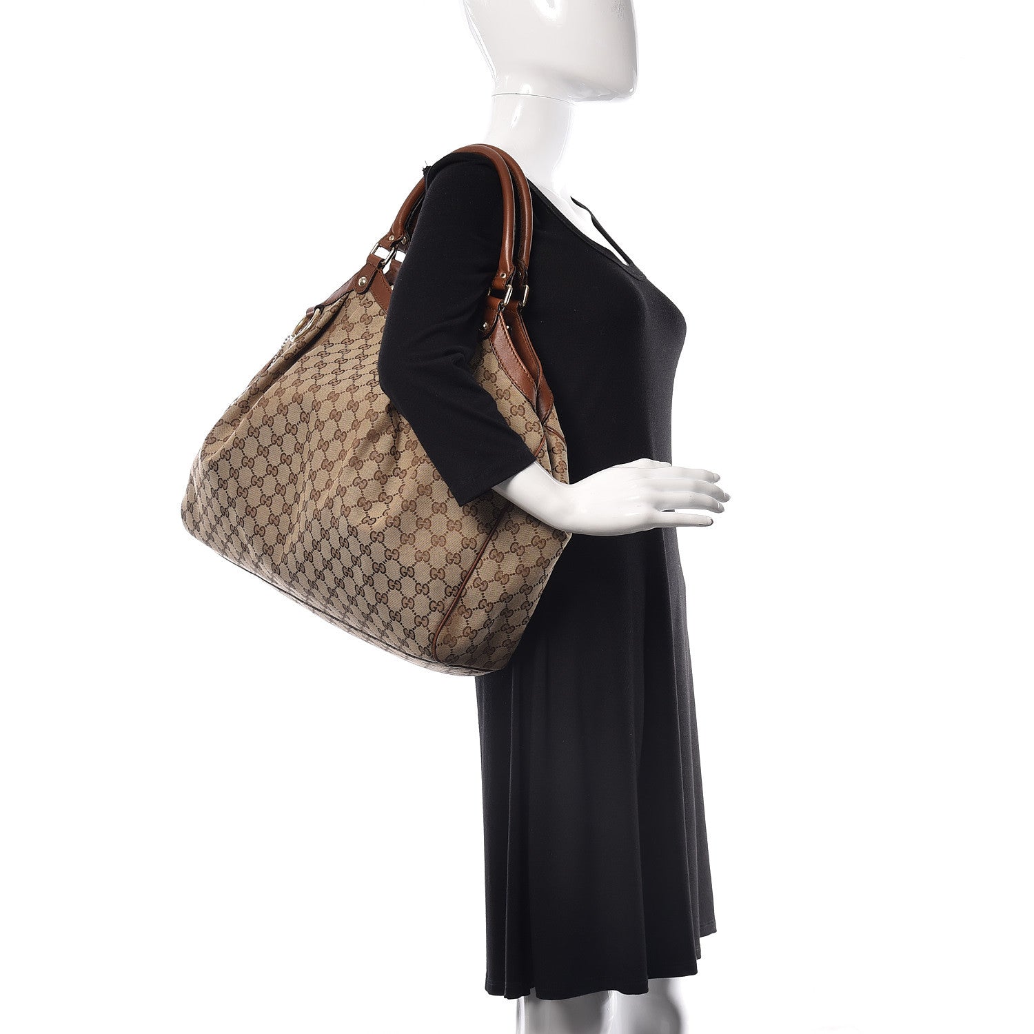Gucci Monogram Large Sukey Tote Brown 2 of 9
