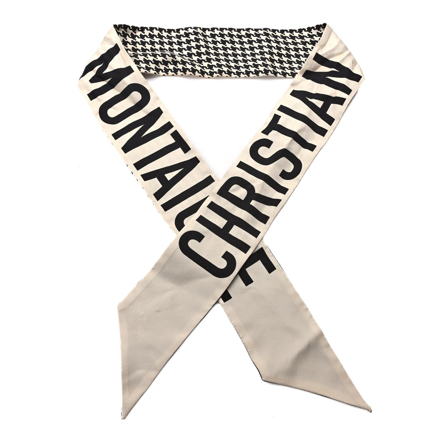 Silk 30 Montaigne Mitzah Scarf Black White