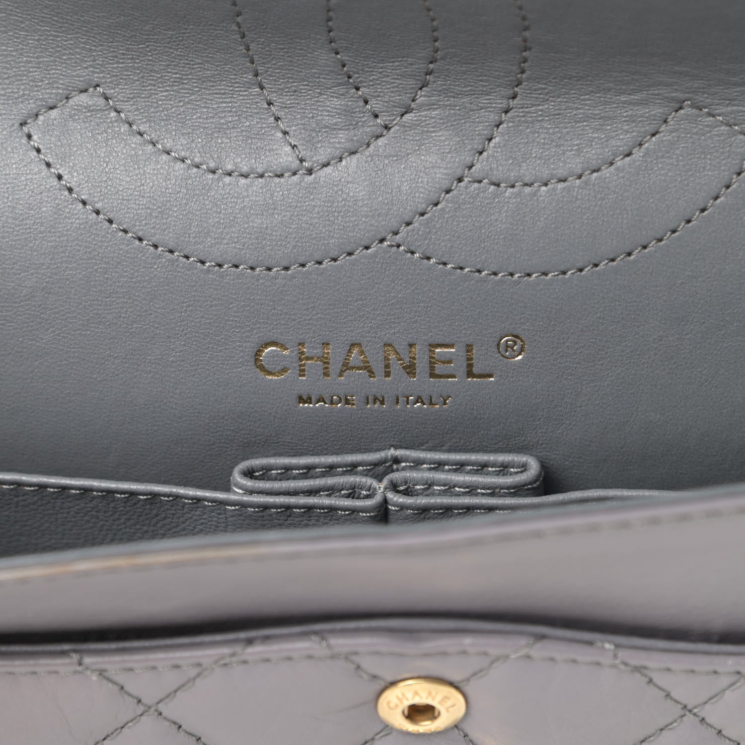 Chanel Aged Calfskin Quilted 2.55 Reissue 226 Flap Grey 6 of 18